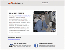 Tablet Screenshot of ericwildman.com